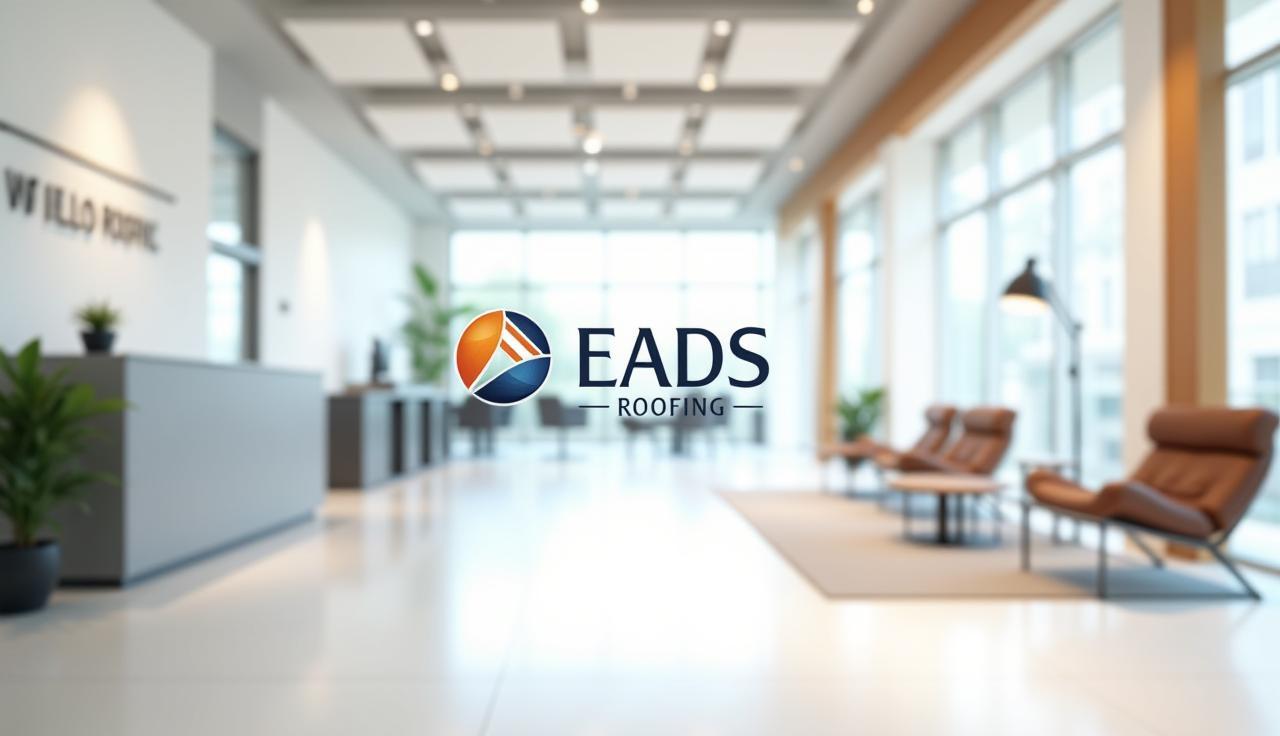 Modern office interior of EADS Roofing